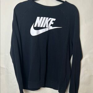 Nike Black and White Logo Sweatshirt